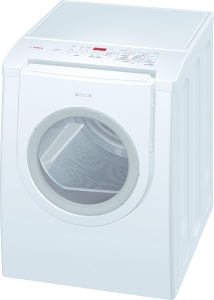 Bosch WTB76556GB Freestanding White ducted tumble dryer