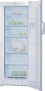 Bosch GSD26N01GB Freestanding White freezer