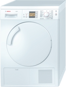 Bosch WTS84516GB Freestanding White condenser tumble dryer