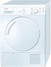 Bosch WTE84103GB Freestanding White condenser tumble dryer