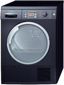 Bosch WTS8650BGB Freestanding Black condenser tumble dryer