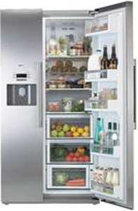 Neff K3990X6GB Freestanding Stainless steel American side by side fridge freezer
