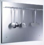 SPL90R splashback with rail
